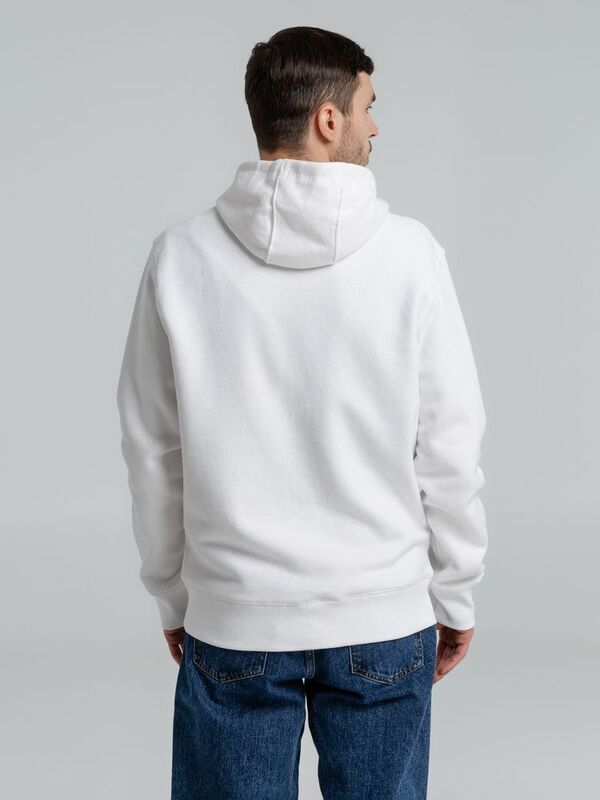 Толстовка на молнии с капюшоном унисекс King, белая арт.WU03K001