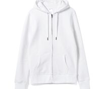 Толстовка на молнии с капюшоном унисекс King, белая арт.WU03K001