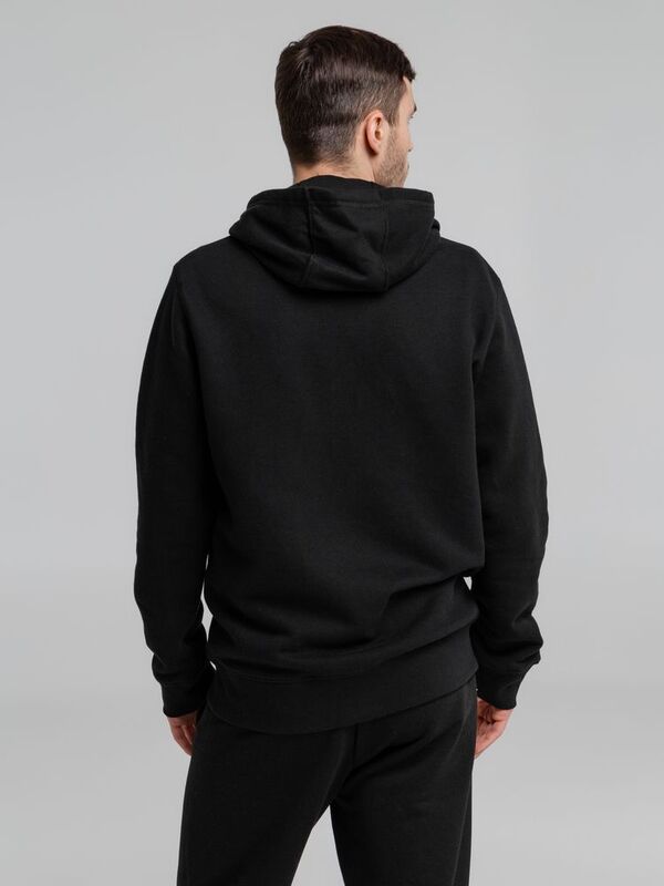 Толстовка на молнии с капюшоном унисекс King, черная арт.WU03K005