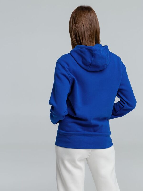 Толстовка на молнии с капюшоном унисекс King, ярко-синяя арт.WU03K453