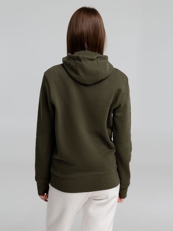 Толстовка на молнии с капюшоном унисекс King, хаки арт.WU03K555