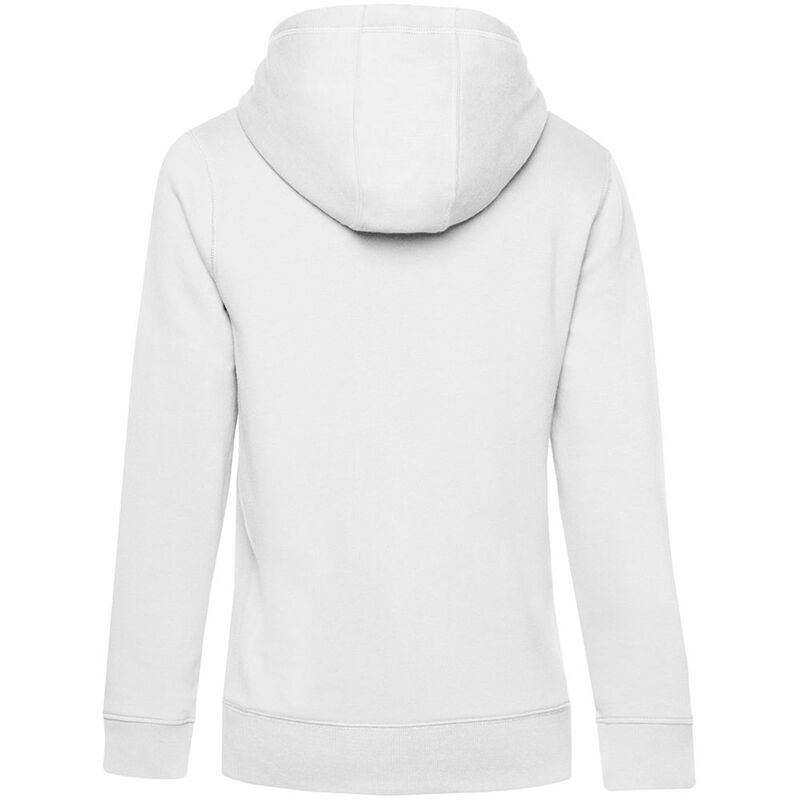 Толстовка на молнии с капюшоном женская Queen, белая арт.WW03Q001