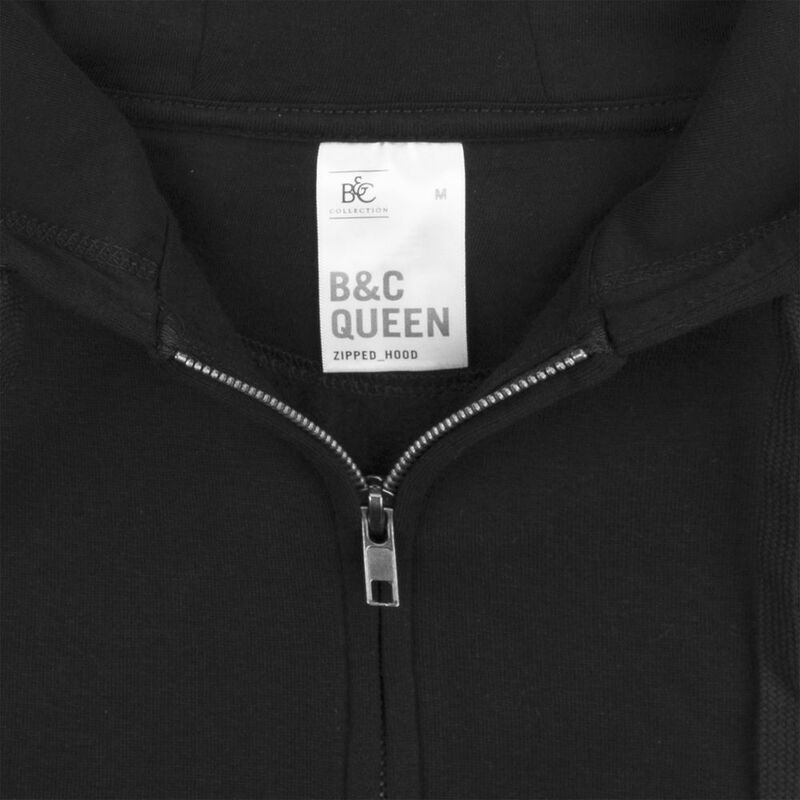 Толстовка на молнии с капюшоном женская Queen, темно-синяя арт.WW03Q006