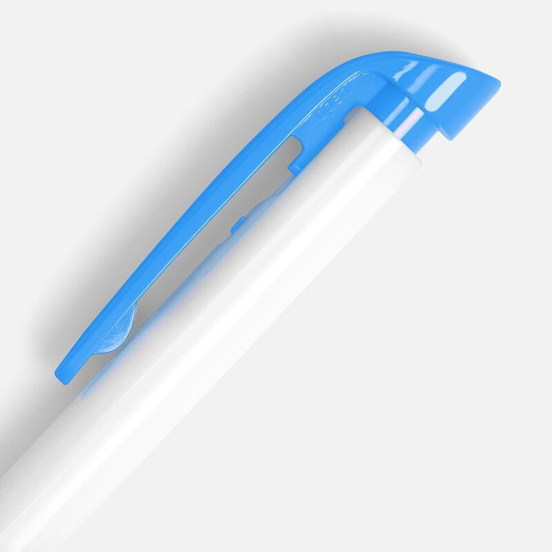 Ручка шариковая Favorite, белая с голубым арт.25900.44