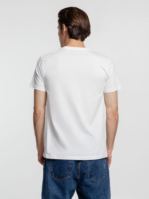 Футболка унисекс T-Bolka 160, белая (теплый оттенок) арт.6140.61