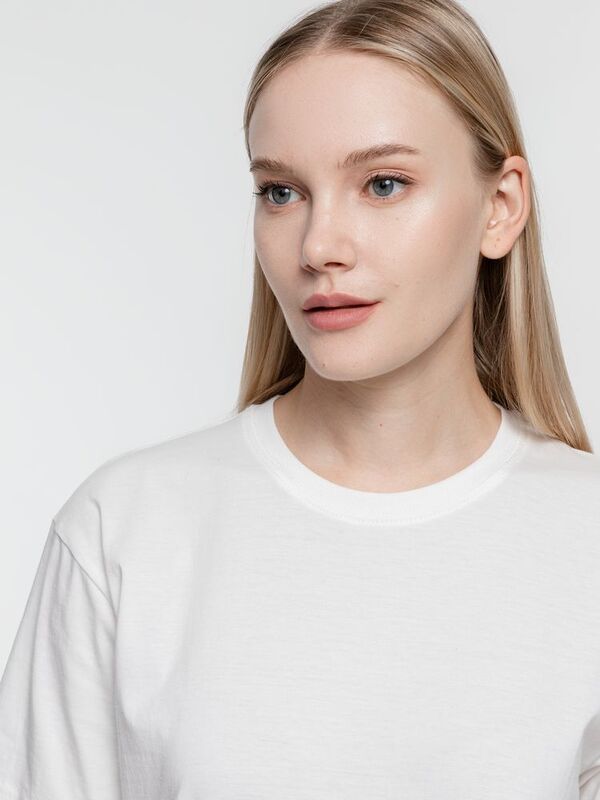 Футболка унисекс T-Bolka 160, белая (теплый оттенок) арт.6140.61