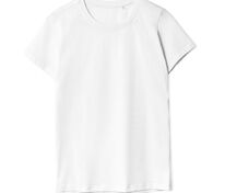 Футболка женская T-bolka Lady, белая (теплый оттенок) арт.1878.61