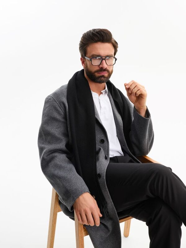 Шарф Noble, черный арт.15898.31