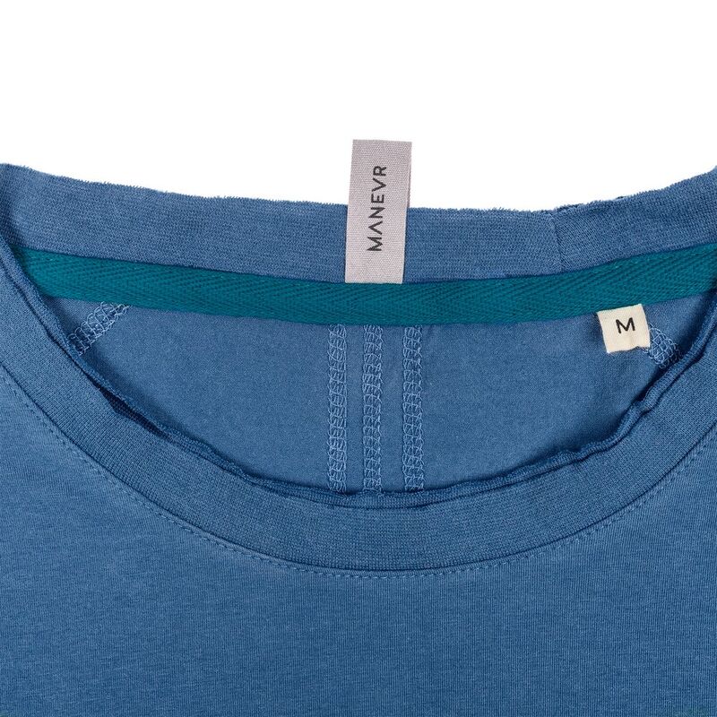 Футболка унисекс Vozduh 1.0, синяя арт.12184.44