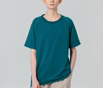 Футболка унисекс Vozduh 1.0, темно-бирюзовая арт.12184.42