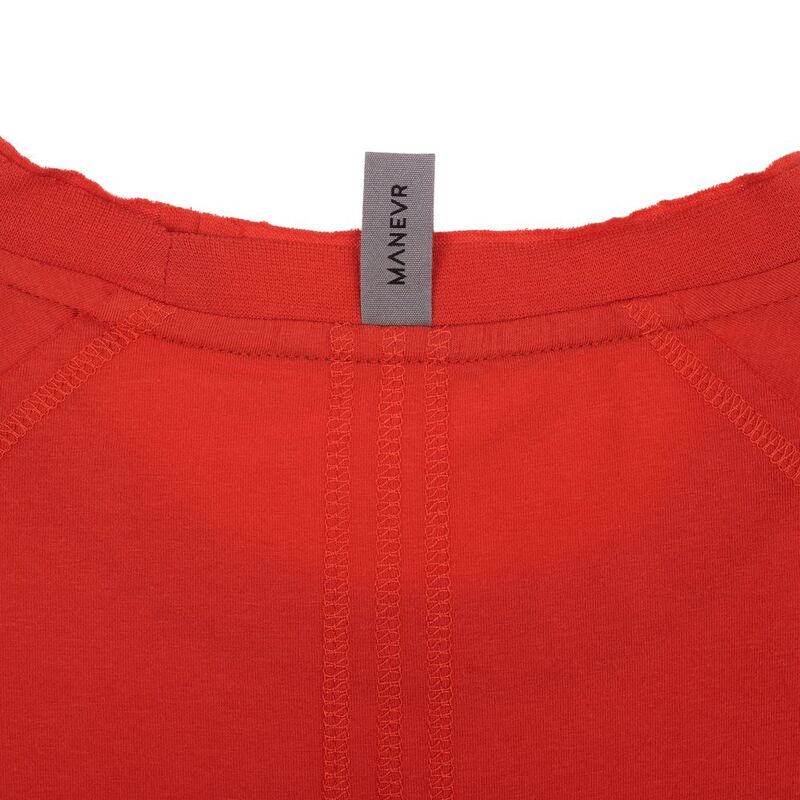 Футболка унисекс Vozduh 1.0, красная арт.12184.55