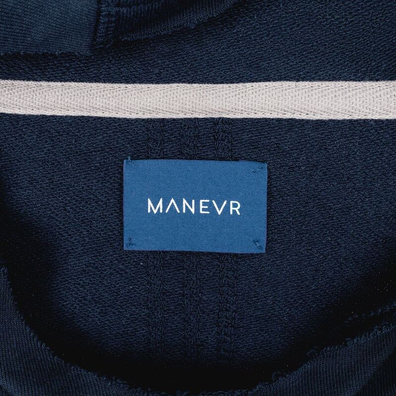 Худи унисекс Vozduh 1.0, темно-синее арт.12185.40