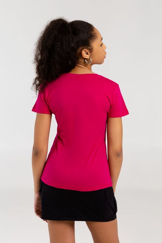 Футболка женская &laquo;Меламед. The Beatles&raquo;, ярко-розовая (фуксия) арт.70903.57