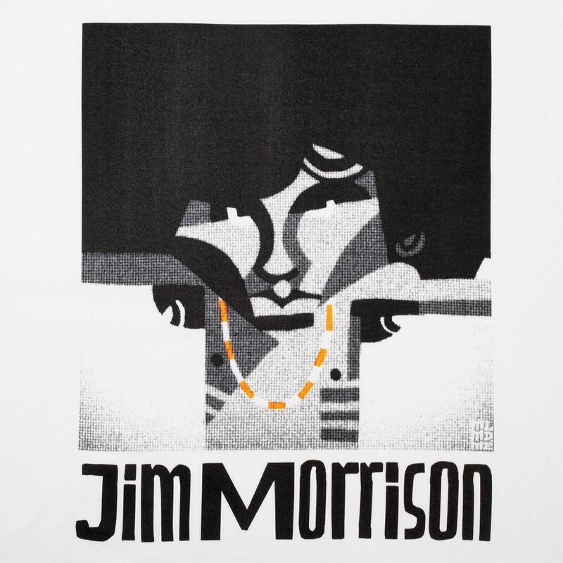 Футболка &laquo;Меламед. Jim Morrison&raquo;, белая арт.70906.60