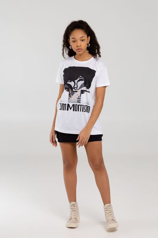 Футболка &laquo;Меламед. Jim Morrison&raquo;, белая арт.70906.60