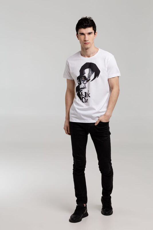 Футболка &laquo;Меламед. Nick Cave&raquo;, белая арт.70913.60