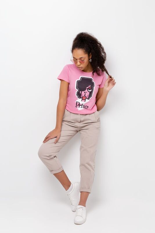 Футболка женская &laquo;Меламед. Prince&raquo;, розовая арт.70916.56