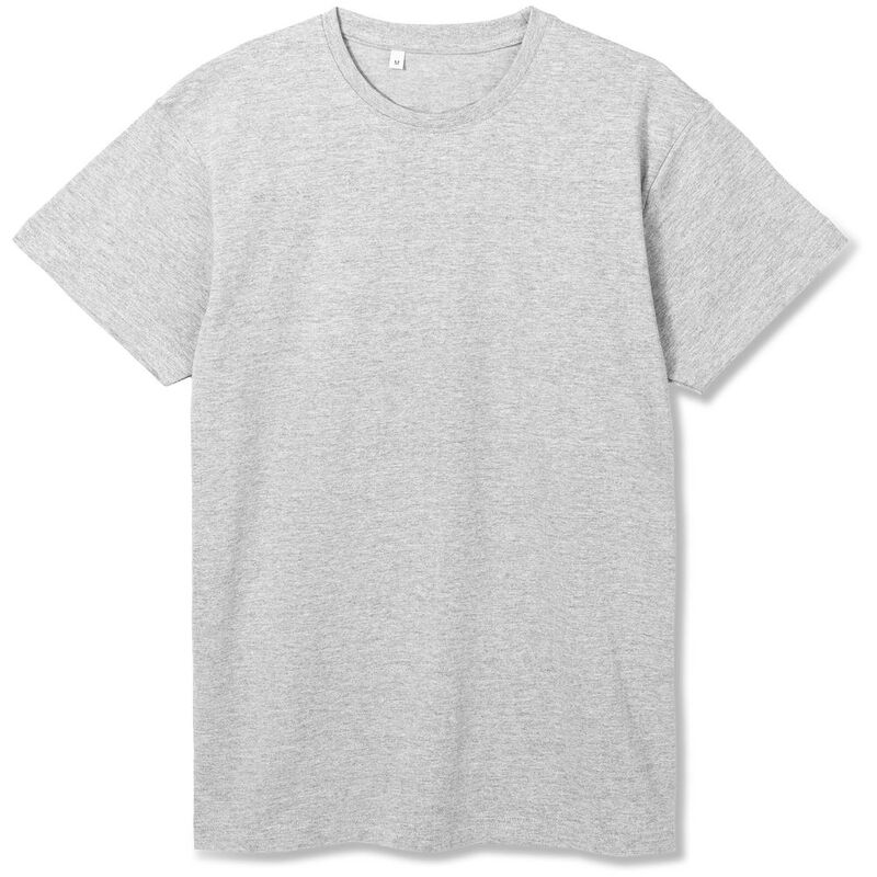 Футболка унисекс T-Bolka 180, светлый меланж арт.6994.12