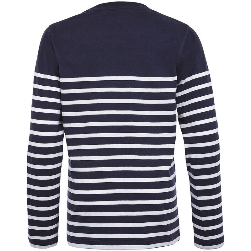 Футболка детская с длинным рукавом Matelot LSL Kids, синяя с белым арт.03101912