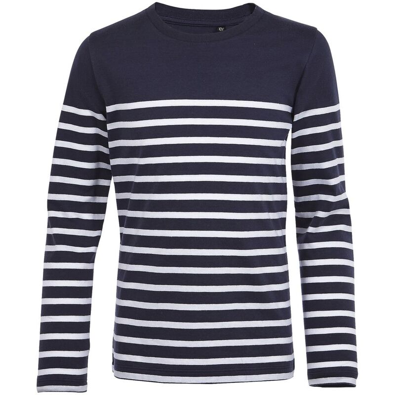 Футболка детская с длинным рукавом Matelot LSL Kids, синяя с белым арт.03101912