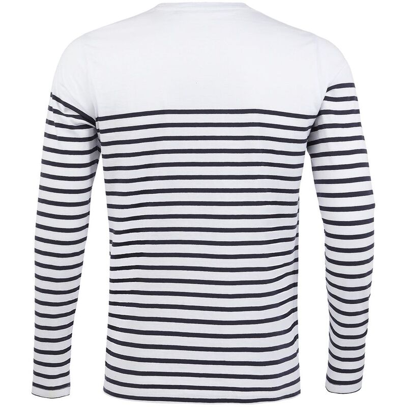 Футболка мужская с длинным рукавом Matelot LSL Men, белая с синим арт.03099904