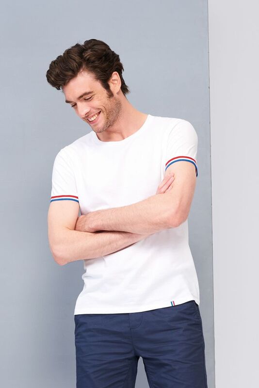 Футболка мужская Rainbow Men, темно-синяя с ярко-синим арт.03108534