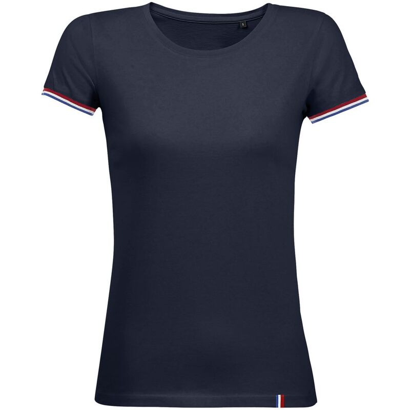 Футболка женская Rainbow Women, темно-синяя с ярко-синим арт.03109534