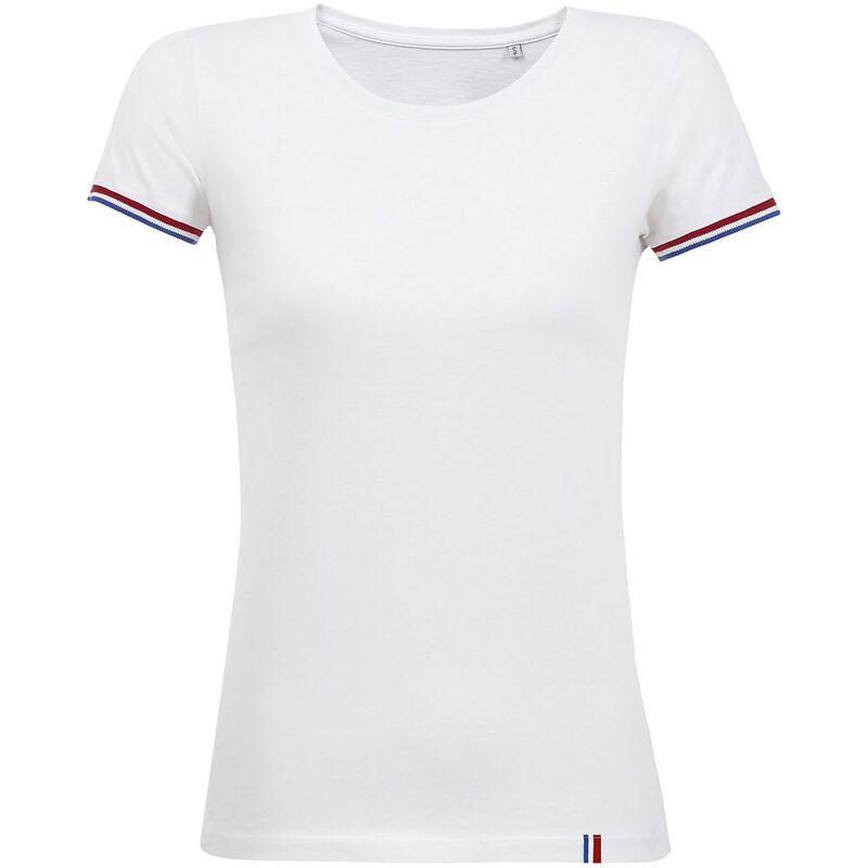 Футболка женская Rainbow Women, белая с ярко-синим арт.03109907