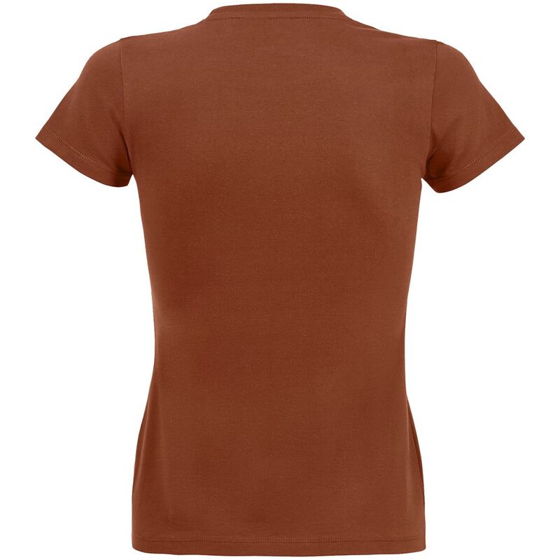 Футболка женская Imperial Women 190, коричневая (терракотовая) арт.11502407