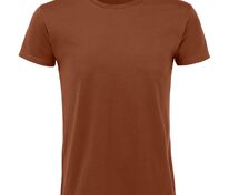 Футболка мужская Regent Fit 150, коричневая (терракотовая) арт.00553407