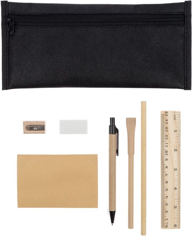 Канцелярский набор Scribe, с блокнотом, черный арт.11637.30