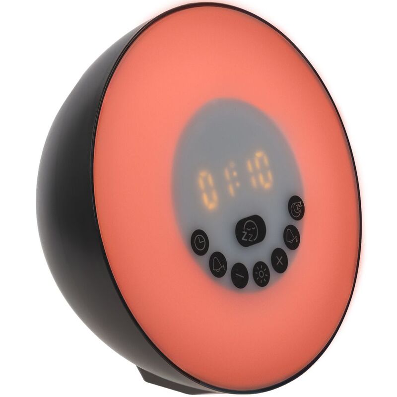 Лампа-колонка dreamTime для пробуждения светом и музыкой, черная арт.10623.30