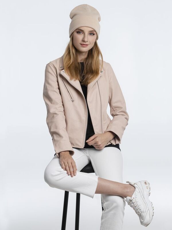 Шапка Real Talk, бежевая арт.547.11