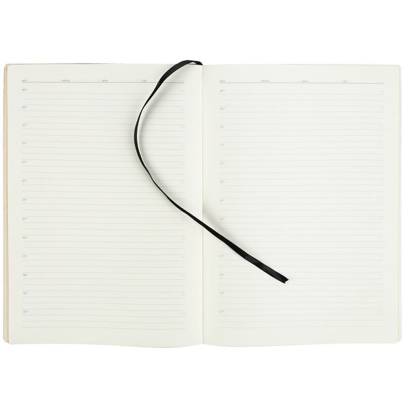 Ежедневник Grand Nebraska на заказ, недатированный, черный арт.16021.30