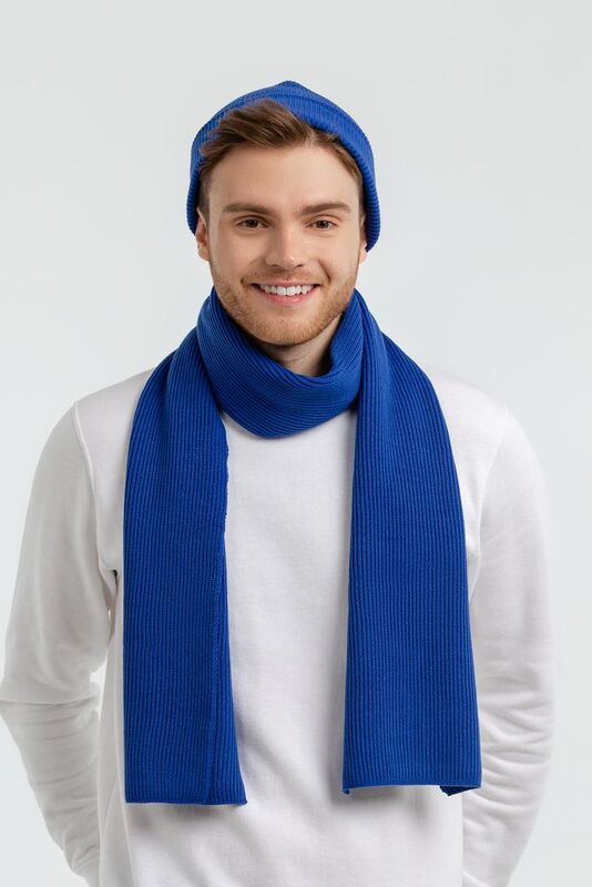 Шарф Life Explorer, ярко-синий (василек) арт.11660.44