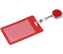 Чехол для пропуска с ретрактором Devon, красный арт.10987.50