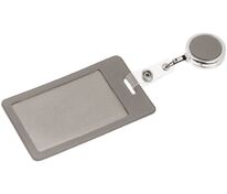 Чехол для пропуска с ретрактором Devon, серый арт.10987.10