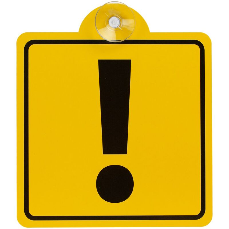 Знак автомобильный на присоске &laquo;Начинающий водитель&raquo; арт.11656.03