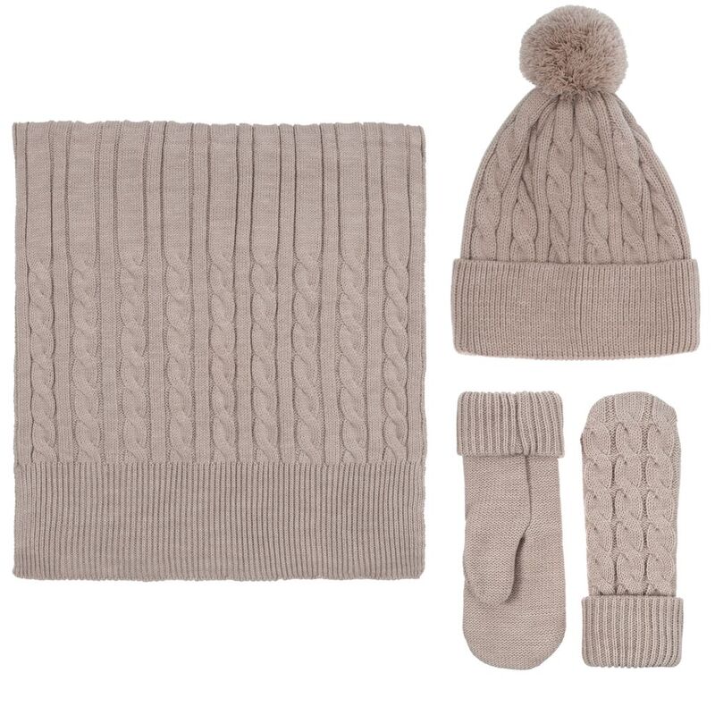 Варежки Heat Trick, бежевый меланж арт.12877.16