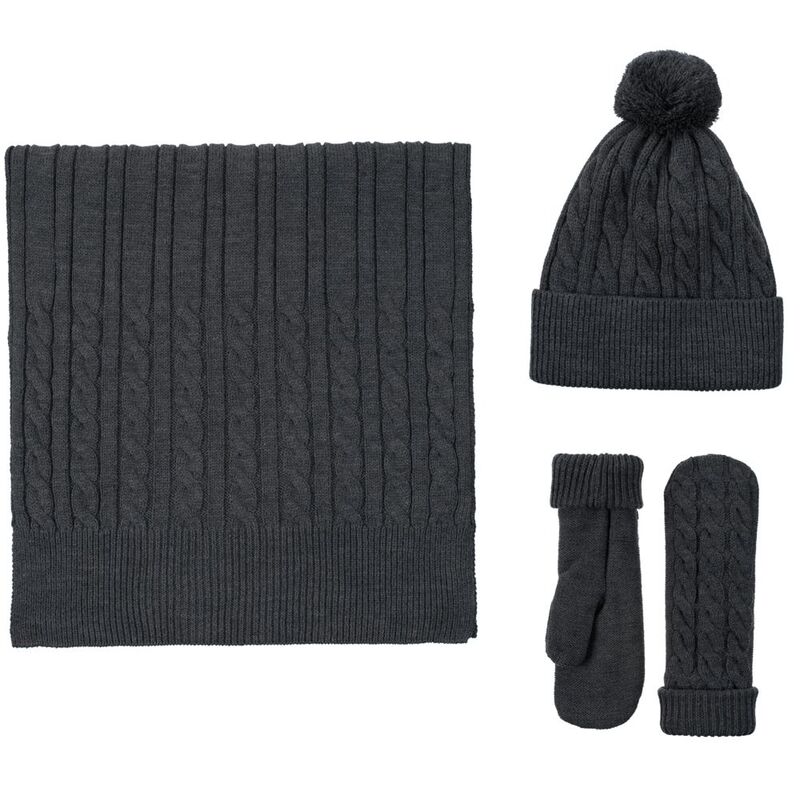 Варежки Heat Trick, темно-серый меланж арт.12877.30