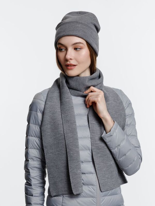 Шарф Real Talk, серый арт.54800.10