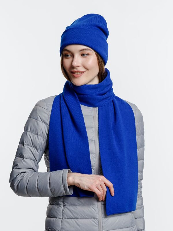 Шарф Real Talk, синий арт.54800.40