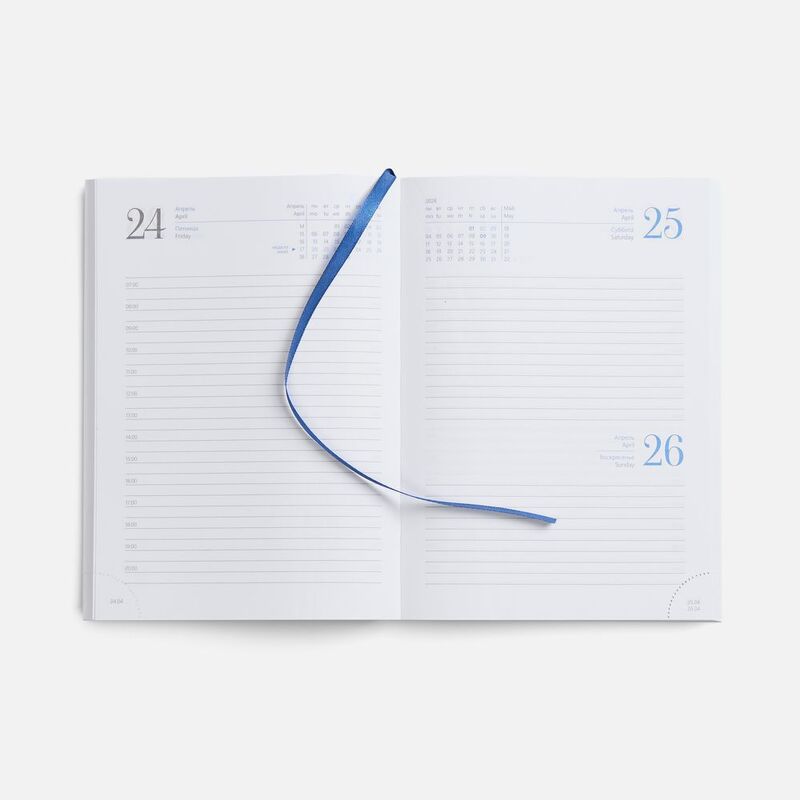 Ежедневник New Nebraska, датированный, синий арт.12878.44