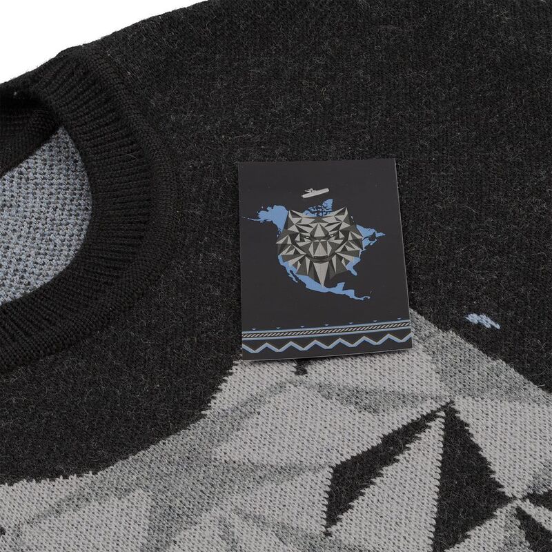 Джемпер Totem Wolf, черный арт.47701.03