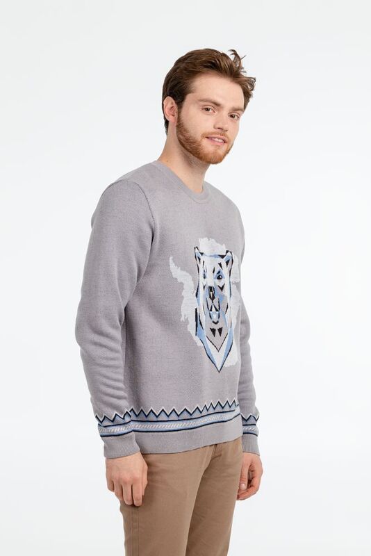 Джемпер Totem Bear, серый арт.47701.05