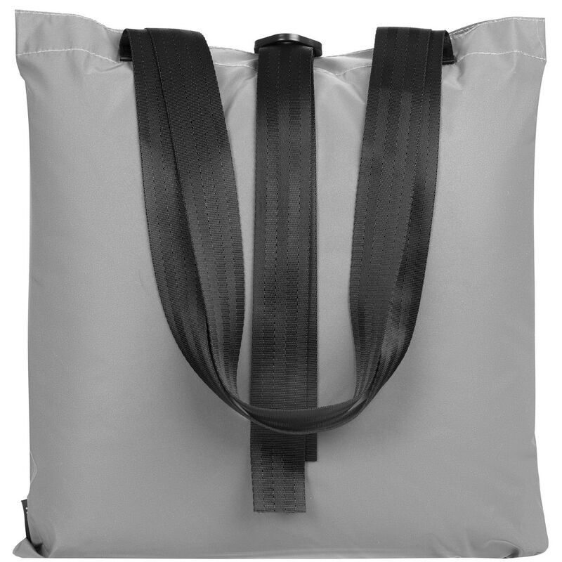 Шопер Manifest из светоотражающей ткани, серый арт.12347.11