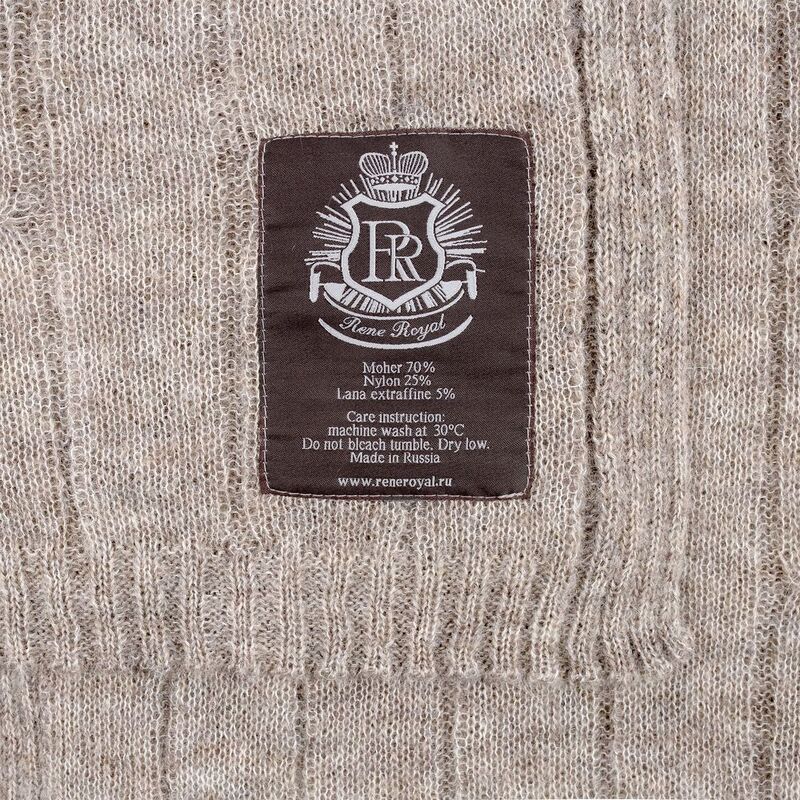 Плед Grasse, бежево-серый арт.20106.00