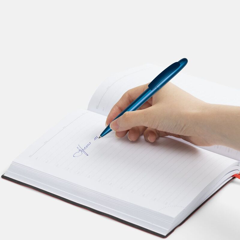 Ручка шариковая Moor Silver, синий металлик арт.15903.40