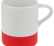Кружка с силиконовой подставкой Protege, красная арт.12892.50