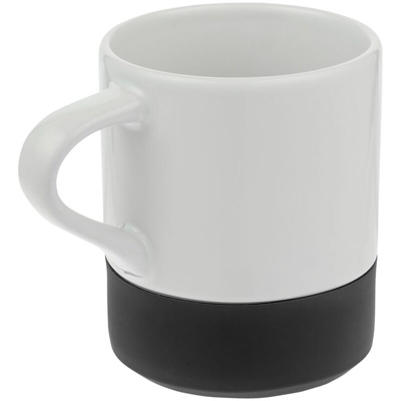 Кружка с силиконовой подставкой Protege, черная арт.12892.30